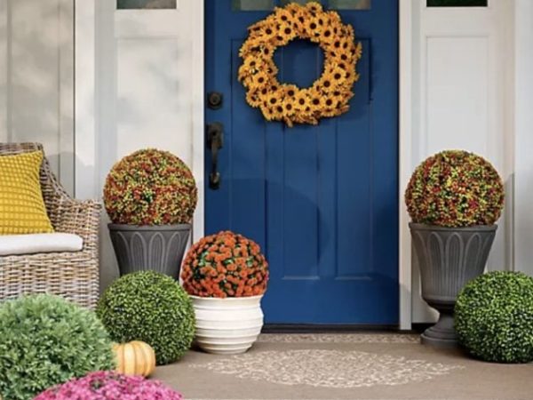 *HOT* Oversized Harvest Faux Mum Spheres (Set of 2) only $42.48 shipped!